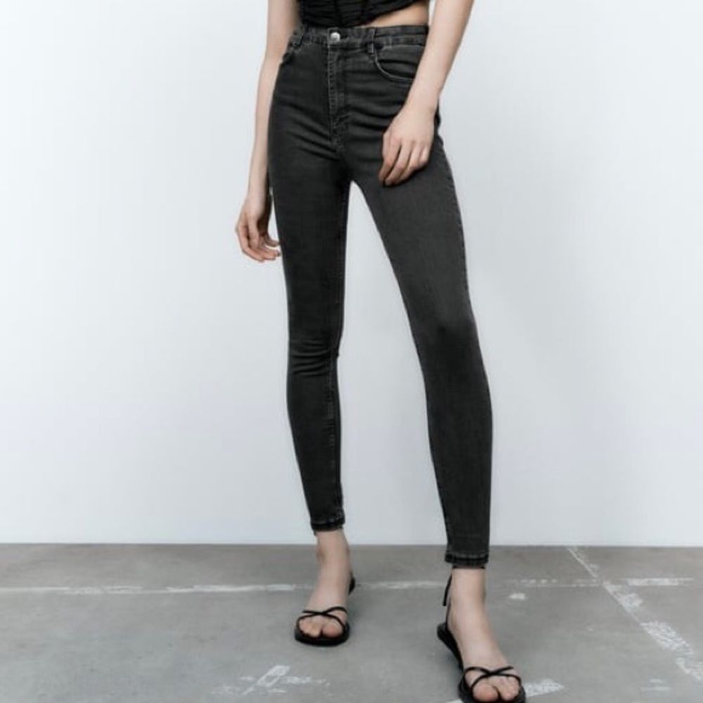 ZARA super elastic jeans anthracite grey jean